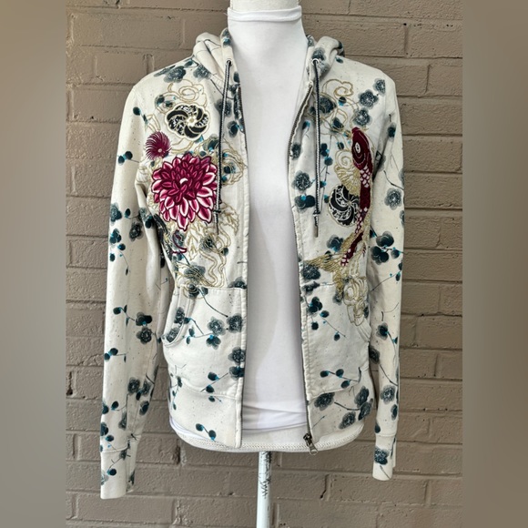 Lucky vintage zip front hoodie S - Picture 14 of 16